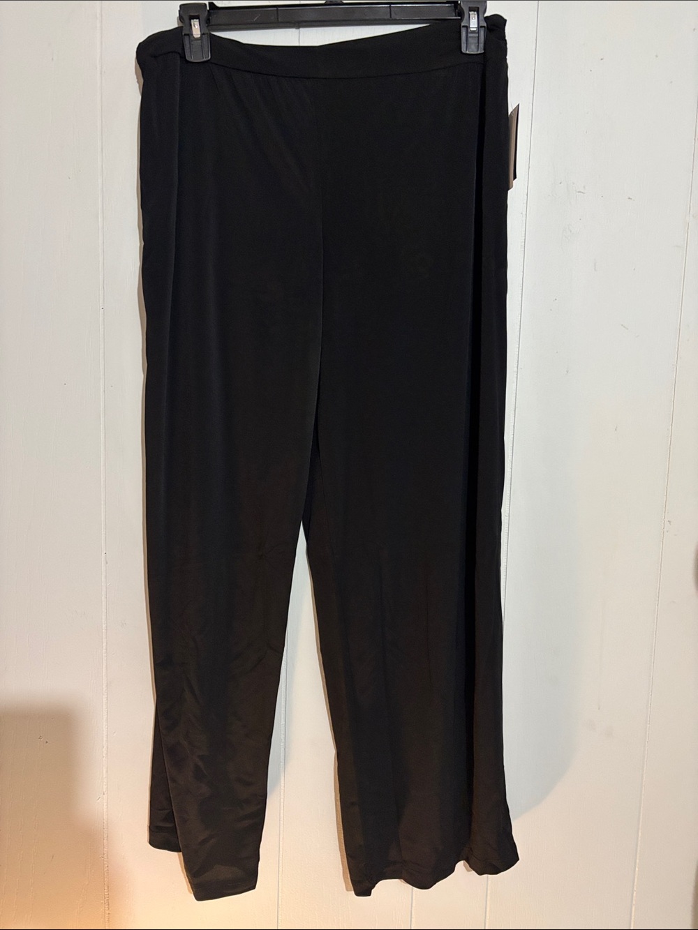 new directions Black Wide-Leg Pull-On Pants with Flow